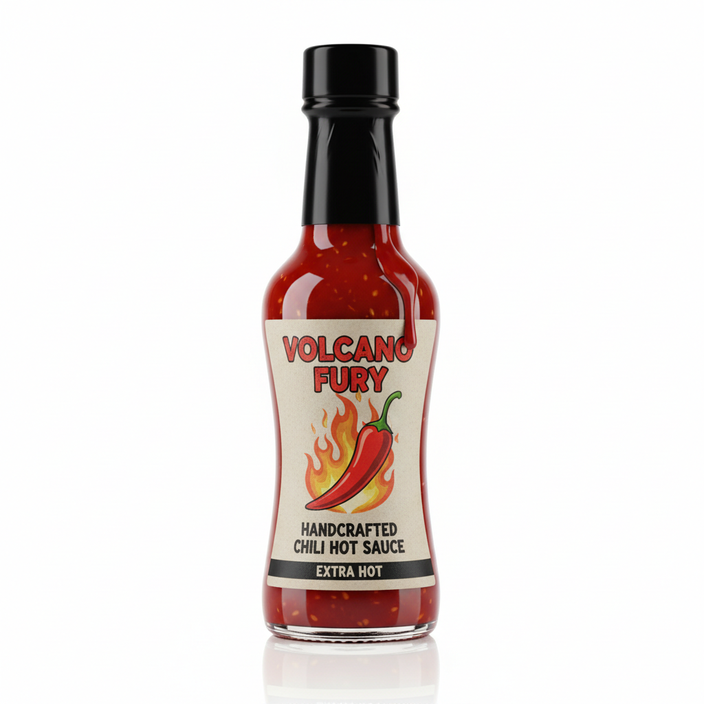 Hot Chilli Sauce bottle